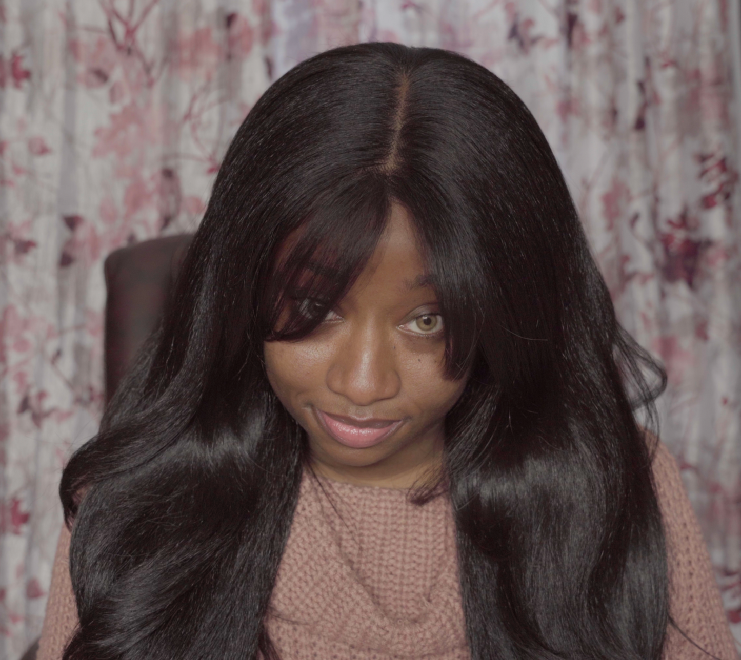 Janet Collection Human Hair Blend HD Lace Front Wig 360 Glueless Melt Hand-Tied 13X6 Frontal Part Bata