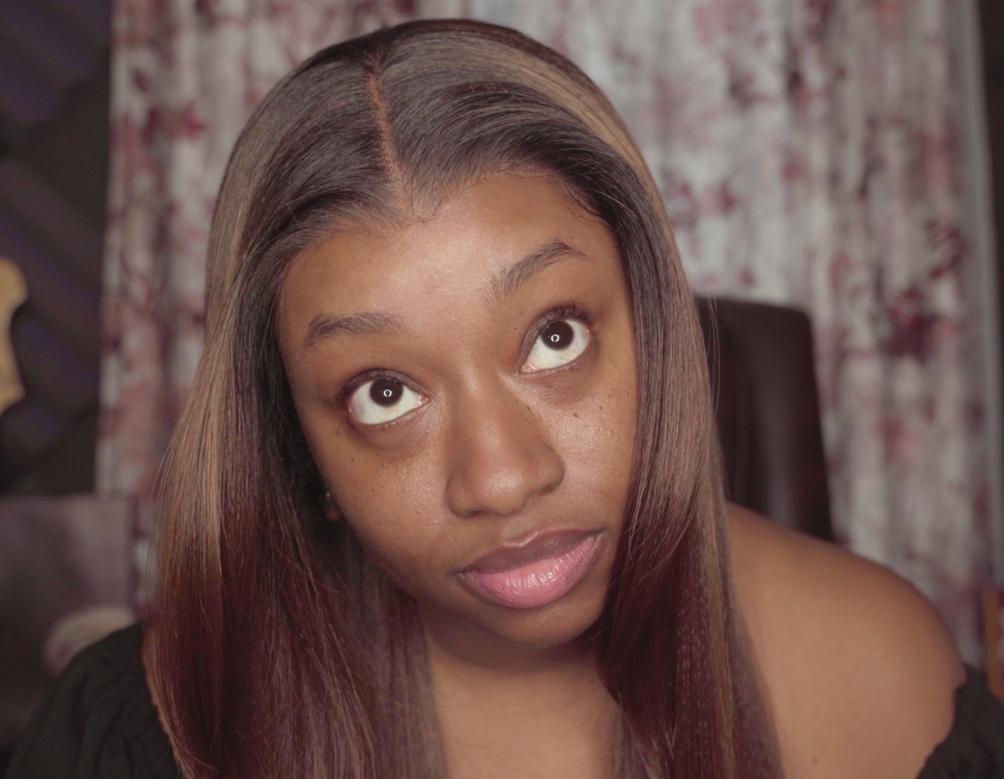 Sensationnel Crowned Edge Synthetic HD Lace Front Wig - Straight 28"