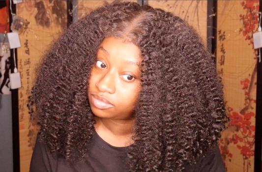 Sensationnel Kinky Edges Y-Part Kinky Zigzag Curls 14"