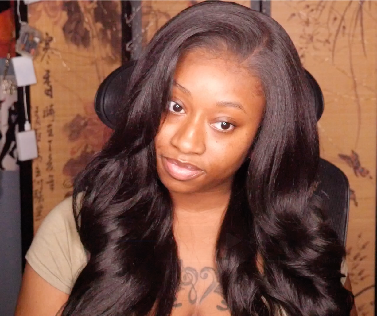 Shake-N-Go Snatched Glueless Synthetic Lace Front Wig - Galina