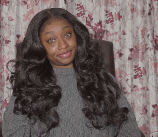 Vanessa HD Lace Frontal Wig View Kinky 134 Glueless 13X4 Lace Wig Jovie