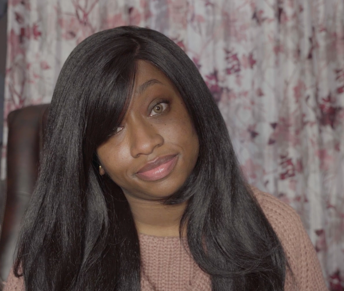 Janet Collection Human Hair Blend HD Lace Front Wig 360 Glueless Melt Hand-Tied 13X6 Frontal Part Bata